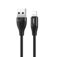 REMAX RC-075i 1m 2.1A USB to 8 Pin Jell Data Cable for iPhone, iPad(Black) - Normal Style Cable by REMAX | Online Shopping South Africa | PMC TechLife | Buy Now Pay Later Mobicred