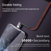 Type-C / USB-C to 8 Pin PD Angle Head Magnetic Charging Data Cable