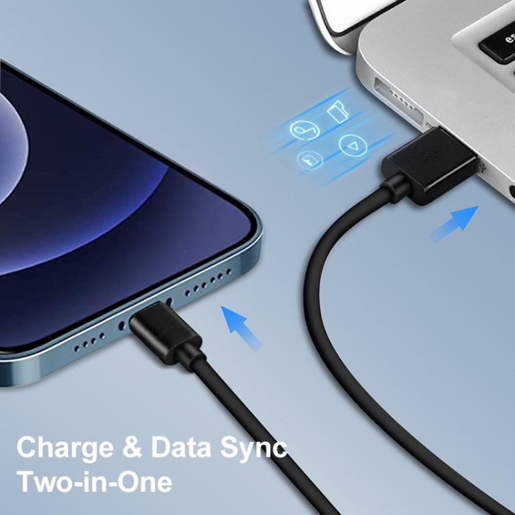 LZ-728 2 in 1 18W QC 3.0 USB Interface Travel Charger + USB to 8 Pin Data Cable Set, EU Plug, Cable Length: 1m(Black) - USB Charger by PMC Jewellery | Online Shopping South Africa | PMC Jewellery | Buy Now Pay Later Mobicred