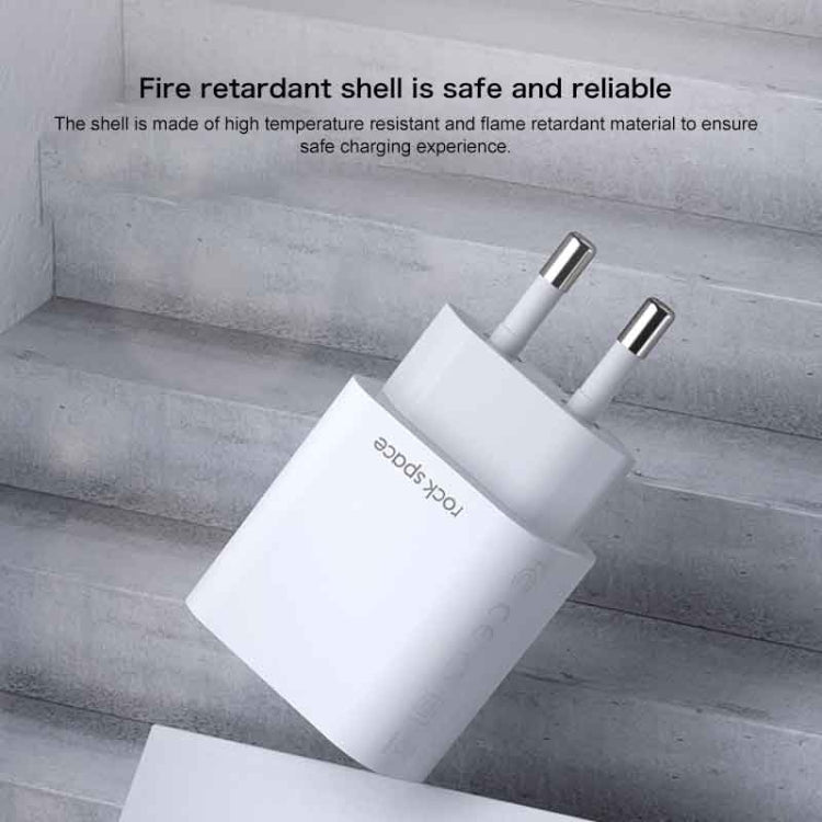ROCK SPACE HGF-058U-A T48 QC3.0 USB Single Port Travel Charger, US Plug - USB Charger by ROCK | Online Shopping South Africa | PMC TechLife | Buy Now Pay Later Mobicred
