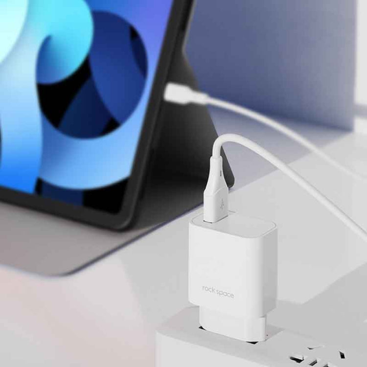 ROCK SPACE HGF-058U-A T48 QC3.0 USB Single Port Travel Charger, US Plug - USB Charger by ROCK | Online Shopping South Africa | PMC TechLife | Buy Now Pay Later Mobicred