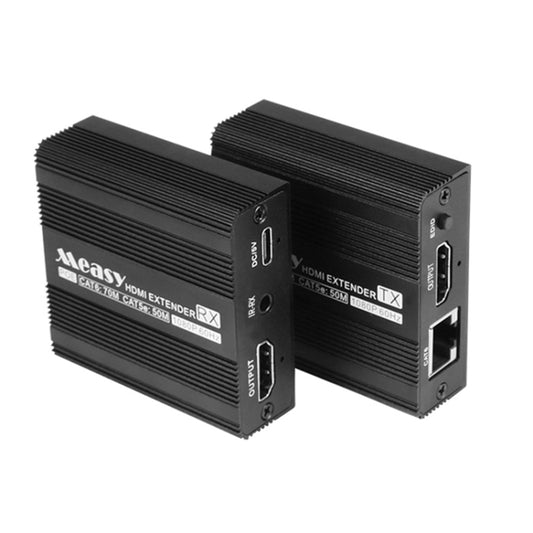 Measy ET100 HDMI Extender Transmitter + Receiver Converter Ethernet Cable, Transmission Distance: 70m - free shipping - PMC Jewellery - Order now!