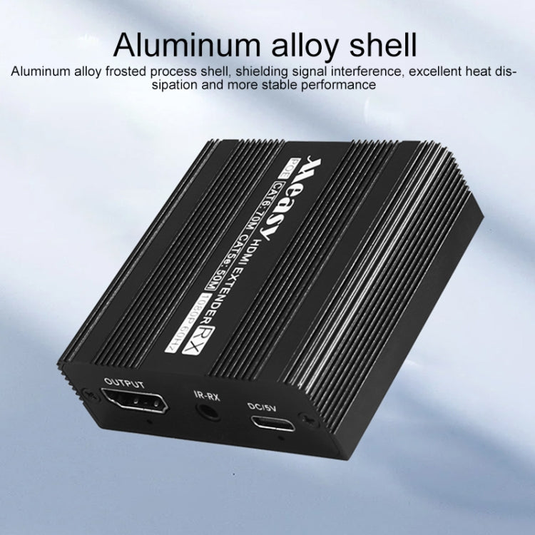 Measy ET100 HDMI Extender Transmitter + Receiver Converter Ethernet Cable, Transmission Distance: 70m - free shipping - PMC Jewellery - Order now!