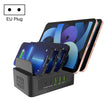 YFY-A54 100W USB + Type-C 5-Ports Smart Charging Station with Phone & Tablet Stand, EU Plug - Multifunction Charger by PMC TechLife | Online Shopping South Africa | PMC TechLife | Buy Now Pay Later Mobicred
