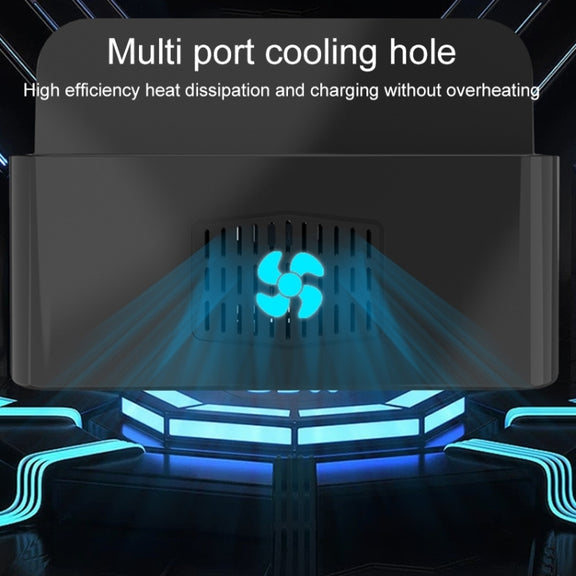 YFY-A54 100W USB + Type-C 5-Ports Smart Charging Station with Phone & Tablet Stand, AU Plug