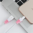 2 PCS Anti-break USB Charge Cable Winder Protective Case Protection Sleeve(Pink) - Cable Organizer by PMC TechLife | Online Shopping South Africa | PMC TechLife | Buy Now Pay Later Mobicred