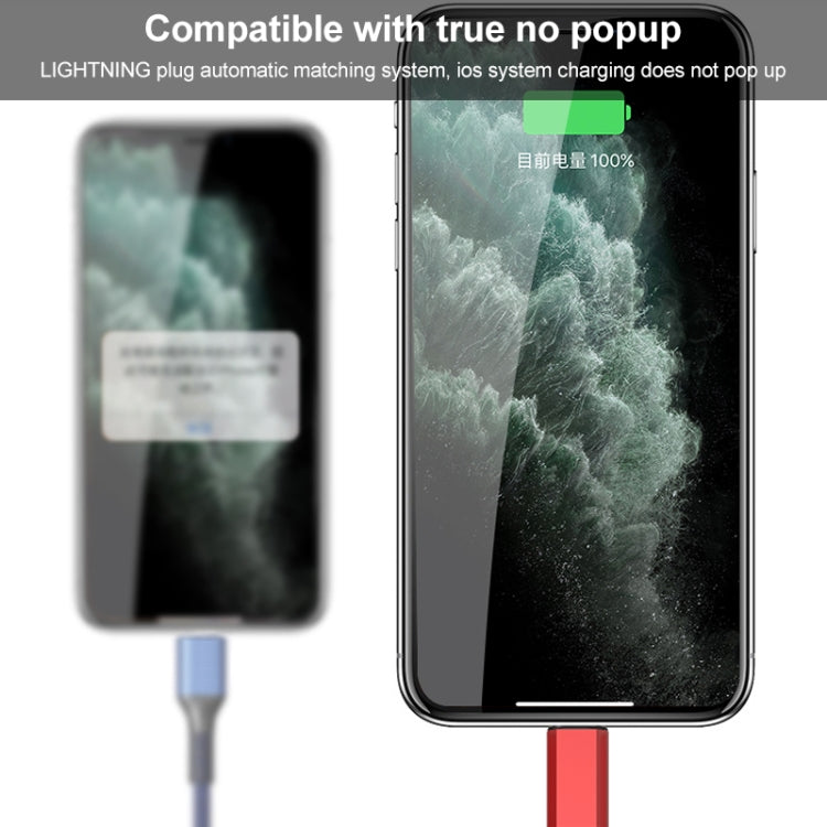 Orange Plug 3A 3 in 1 USB to Type-C / 8 Pin / Micro USB Fast Charging Cable, Cable Length: 1.2m(Black)