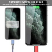 Orange Plug 3A 3 in 1 USB to Type-C / 8 Pin / Micro USB Fast Charging Cable, Cable Length: 1.2m(Blue)