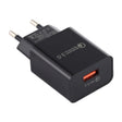 LZ-706 QC3.0 Single USB Port Travel Charger, EU Plug (Black) - USB Charger by PMC TechLife | Online Shopping South Africa | PMC TechLife | Buy Now Pay Later Mobicred