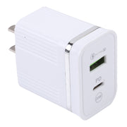 46-A2C2 20W PD + QC3.0 USB Multifunction Fast Charger,US Plug(White)