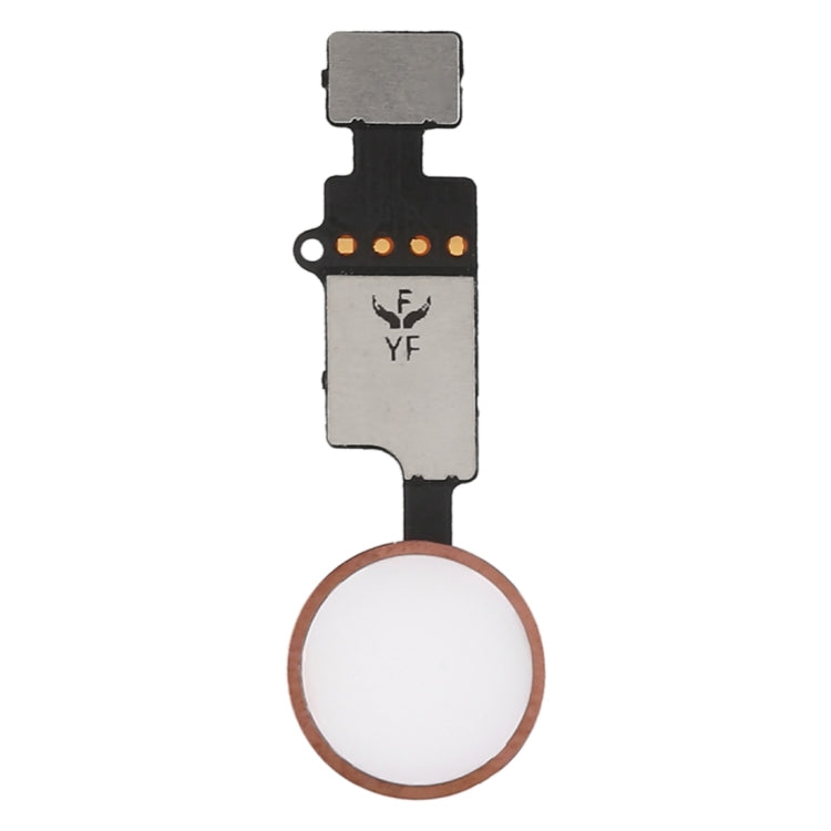 Home Button (3rd ) with Flex Cable (Not Supporting Fingerprint Identification) for iPhone 8 Plus / 7 Plus / 8 / 7(Pink) - Button & Card Slots by PMC TechLife | Online Shopping South Africa | PMC TechLife | Buy Now Pay Later Mobicred