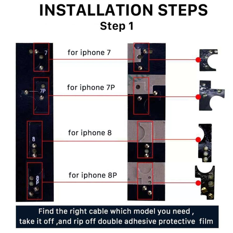 Home Button (3rd ) with Flex Cable (Not Supporting Fingerprint Identification) for iPhone 8 Plus / 7 Plus / 8 / 7(Black)