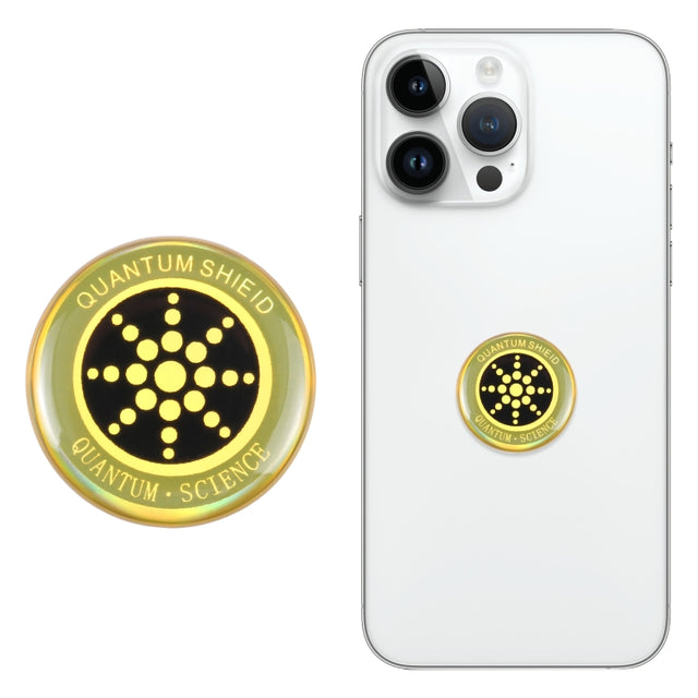 Anti Electromagnetic Radiation Mobile Phone Sticker (Gold)