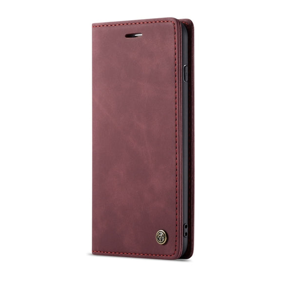 CaseMe-013 Multifunctional Retro Frosted Horizontal Flip Leather Case for iPhone 7 Plus / 8 Plus, with Card Slot & Holder & Wallet(Khaki)