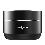 ZEALOT S19 3D Surround Bass Stereo Touch Control Bluetooth V4.2+EDR Speaker, Support AUX, TF Card, For iPhone, Samsung, Huawei, Xiaomi, HTC and Other Smartphones, Bluetooth Distance: about 10m (Black)