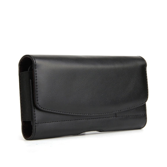 5.5-5.7 inch A1 Universal PU Tabby Texture Cross Section Plug-in Card Waist Bag, For iPhone, Samsung, Sony, Huawei, Meizu, Lenovo, ASUS, Oneplus, Xiaomi, Cubot, Ulefone, Letv, DOOGEE, Vkworld, and other