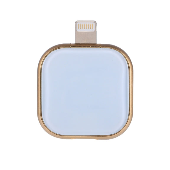 RQW-18S 8 Pin 128GB Multi-functional Flash Disk Drive with USB / Micro USB to Micro USB Cable(Gold)