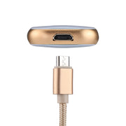 RQW-18S 8 Pin 128GB Multi-functional Flash Disk Drive with USB / Micro USB to Micro USB Cable(Gold)