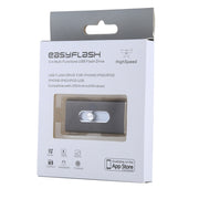 RQW-02 3 in 1 USB 2.0 & 8 Pin & Micro USB 128GB Flash Drive(Black)