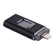 easyflash RQW-01B 3 in 1 USB 2.0 & 8 Pin & Micro USB 64GB Flash Drive(Black)