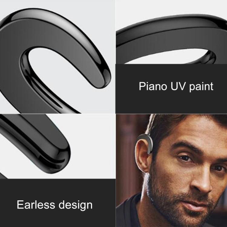 B18 Bone Conduction Bluetooth V4.1 Sports Headphone Earhook Headset, For iPhone, Samsung, Huawei, Xiaomi, HTC and Other Smart Phones or Other Bluetooth Audio Devices(Black) - Bluetooth Earphone by PMC TechLife | Online Shopping South Africa | PMC TechLife | Buy Now Pay Later Mobicred