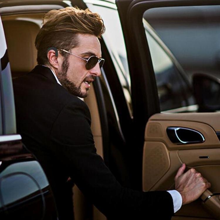 B18 Bone Conduction Bluetooth V4.1 Sports Headphone Earhook Headset, For iPhone, Samsung, Huawei, Xiaomi, HTC and Other Smart Phones or Other Bluetooth Audio Devices(Black) - Bluetooth Earphone by PMC TechLife | Online Shopping South Africa | PMC TechLife | Buy Now Pay Later Mobicred