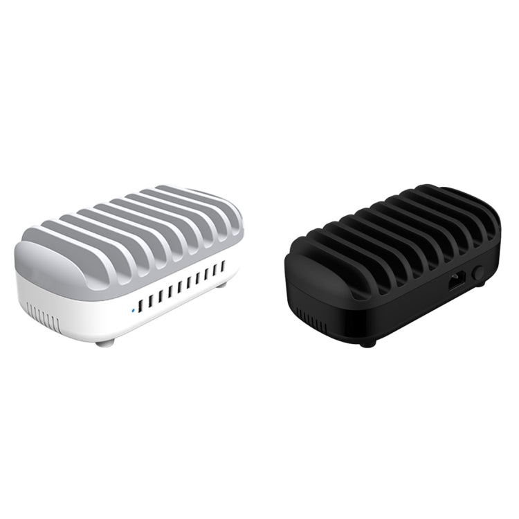 ORICO DUK-10P 120W 10 USB Ports Smart Charging Station with Phone & Tablet Stand, AU Plug(Black) - free shipping - PMC Jewellery - Order now!