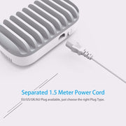 ORICO DUK-10P 120W 10 USB Ports Smart Charging Station with Phone & Tablet Stand, US Plug(White)