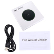 Q21 Fast Charging Wireless Charger Station with Indicator Light(Black)