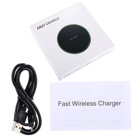 Q21 Fast Charging Wireless Charger Station with Indicator Light(Black)