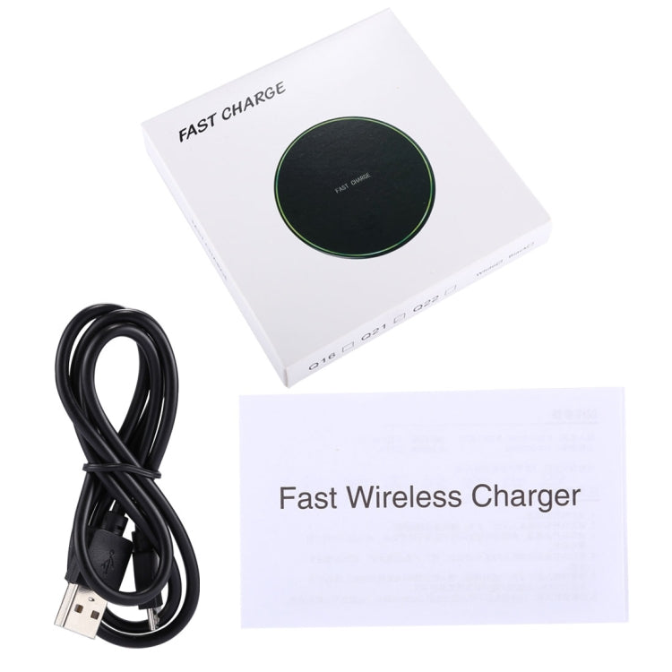 Q21 Fast Charging Wireless Charger Station with Indicator Light(Black)