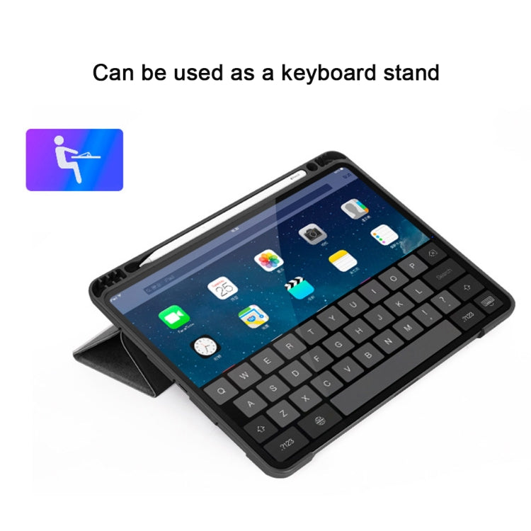 Horizontal Flip Leather Case with Pen Slot  Three-folding Holder & Wake-up / Sleep Function for iPad Air 13 2024 / Pro 12.9 (2018)(Blue) - More iPad Cases by PMC TechLife | Online Shopping South Africa | PMC TechLife | Buy Now Pay Later Mobicred