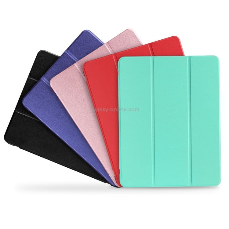 Three-folding Shockproof TPU Protective Case for iPad Pro 11 inch (2018) / (2020), with Holder & Pen Slot(Black) - iPad Pro 11 (2018) Cases by PMC TechLife | Online Shopping South Africa | PMC TechLife
