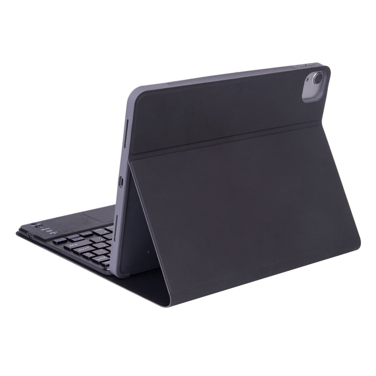 X-11BC Skin Plain Texture Detachable Bluetooth Keyboard Tablet Case for iPad Pro 11 inch 2020 / 2018, with Touchpad & Pen Slot(Black) - For iPad Pro by PMC TechLife | Online Shopping South Africa | PMC TechLife