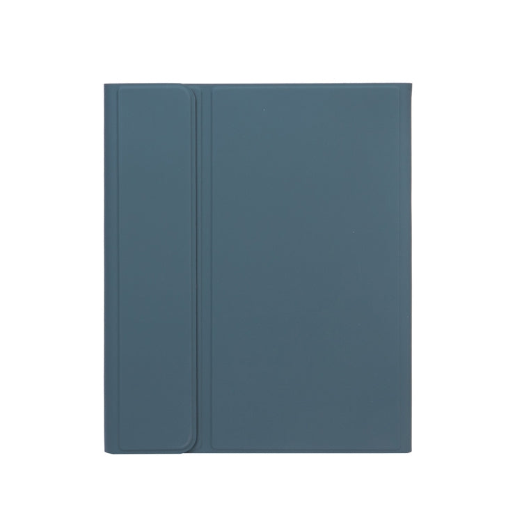 X-11BC Skin Plain Texture Detachable Bluetooth Keyboard Tablet Case for iPad Pro 11 inch 2020 / 2018, with Touchpad & Pen Slot(Dark Green) - For iPad Pro by PMC TechLife | Online Shopping South Africa | PMC TechLife