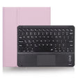 X-11BC Skin Plain Texture Detachable Bluetooth Keyboard Tablet Case for iPad Pro 11 inch 2020 / 2018, with Touchpad & Pen Slot(Pink) - For iPad Pro by PMC TechLife | Online Shopping South Africa | PMC TechLife