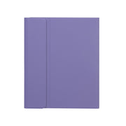 X-11BC Skin Plain Texture Detachable Bluetooth Keyboard Tablet Case for iPad Pro 11 inch 2020 / 2018, with Touchpad & Pen Slot(Light Purple)