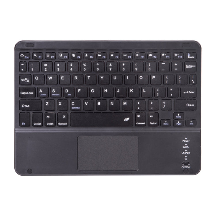 X-11BC Skin Plain Texture Detachable Bluetooth Keyboard Tablet Case for iPad Pro 11 inch 2020 / 2018, with Touchpad & Pen Slot(Light Purple)