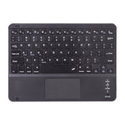 X-11BC Skin Plain Texture Detachable Bluetooth Keyboard Tablet Case for iPad Pro 11 inch 2020 / 2018, with Touchpad & Pen Slot(Blue)