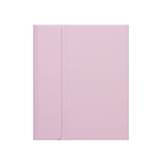 X-11B Skin Plain Texture Detachable Bluetooth Keyboard Tablet Case for iPad Pro 11 inch 2020 / 2018, with Pen Slot (Pink)