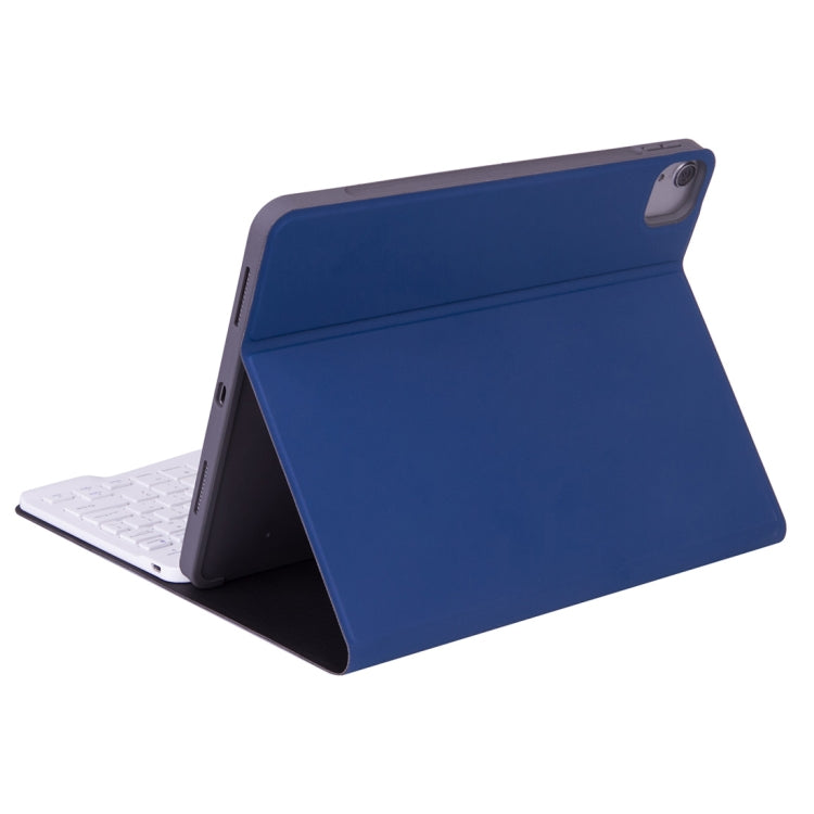 X-11B Skin Plain Texture Detachable Bluetooth Keyboard Tablet Case for iPad Pro 11 inch 2020 / 2018, with Pen Slot (Blue) - free shipping - PMC TechLife - Order now!