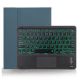 X-11BCS Skin Plain Texture Detachable Bluetooth Keyboard Tablet Case for iPad Pro 11 inch 2020 / 2018, with Touchpad & Pen Slot & Backlight (Dark Green) - free shipping - PMC TechLife - Order now!