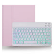X-11BS Skin Plain Texture Detachable Bluetooth Keyboard Tablet Case for iPad Pro 11 inch 2020 / 2018, with Pen Slot & Backlight (Pink) - free shipping - PMC TechLife - Order now!