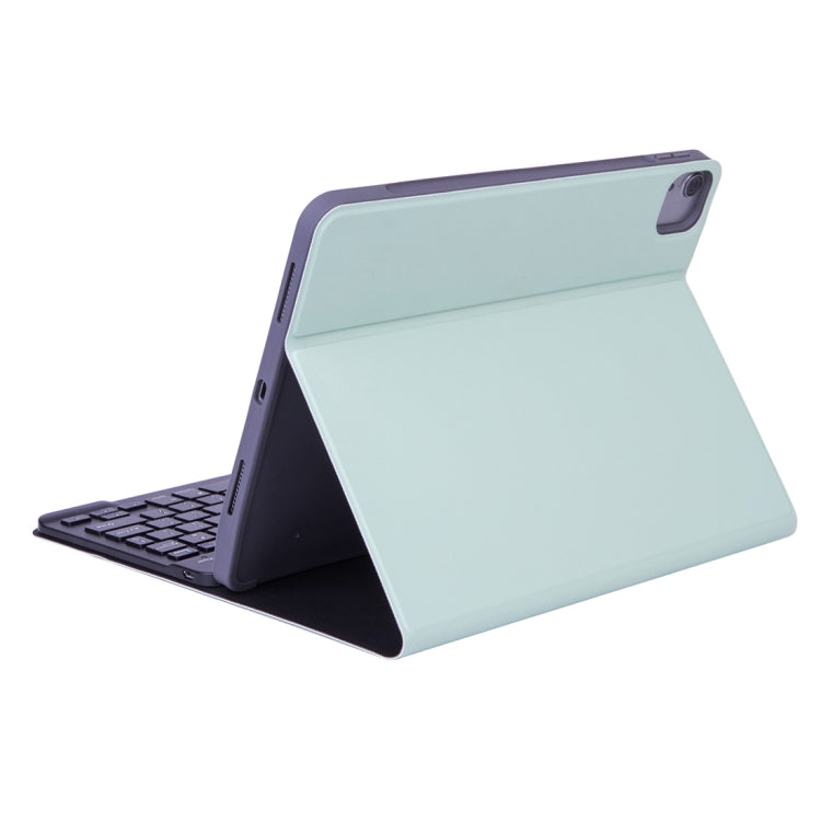 X-11BS Skin Plain Texture Detachable Bluetooth Keyboard Tablet Case for iPad Pro 11 inch 2020 / 2018, with Pen Slot & Backlight (Green) - free shipping - PMC TechLife - Order now!