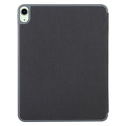 Mutural YASHI Series TPU + PU Cloth Pattern Texture Horizontal Flip Leather Case with Three-folding Holder & Pen Slot & Wake-up / Sleep Function For iPad Air 2022 / 2020 10.9(Black)