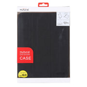 Mutural YASHI Series TPU + PU Cloth Pattern Texture Horizontal Flip Leather Case with Three-folding Holder & Pen Slot & Wake-up / Sleep Function For iPad Air 2022 / 2020 10.9(Black)