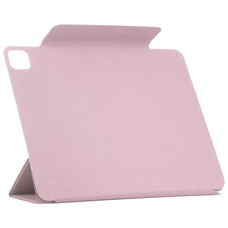 For iPad Air 13 2024 / Pro 12.9 2020 Double-sided Magnetic Flip PU Leather Tablet Case With Holder & Sleep / Wake-up Function(Rose Gold) - iPad Pro 12.9 (2020) Cases by PMC TechLife | Online Shopping South Africa | PMC TechLife | Buy Now Pay Later Mobicred