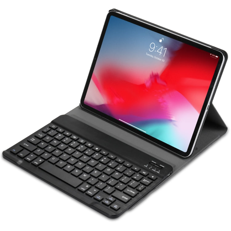 A11 Bluetooth 3.0 Ultra-thin ABS Detachable Bluetooth Keyboard Leather Tablet Case with Holder for iPad Pro 11 inch 2021 (Black) - For iPad Pro by PMC TechLife | Online Shopping South Africa | PMC TechLife