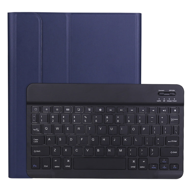 A11B Bluetooth 3.0 Ultra-thin ABS Detachable Bluetooth Keyboard Leather Tablet Case with Holder & Pen Slot for iPad Pro 11 inch 2021 (Dark Blue) - For iPad Pro by PMC TechLife | Online Shopping South Africa | PMC TechLife
