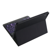 A11BS Ultra-thin ABS Detachable Bluetooth Keyboard Tablet Case with Backlight & Pen Slot & Holder for iPad Pro 11 2022 / 2021 / Air 5 / Air 4 (Black)